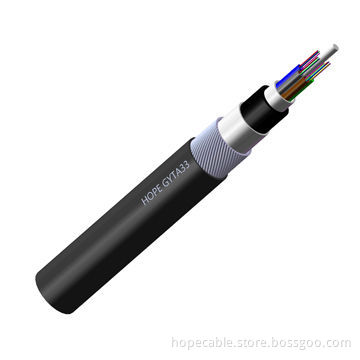12-144 Cores Single-/Multi-mode SM G652D MM 50/125 MM 62.5/125 GYTA33 Fiber-optic Cable